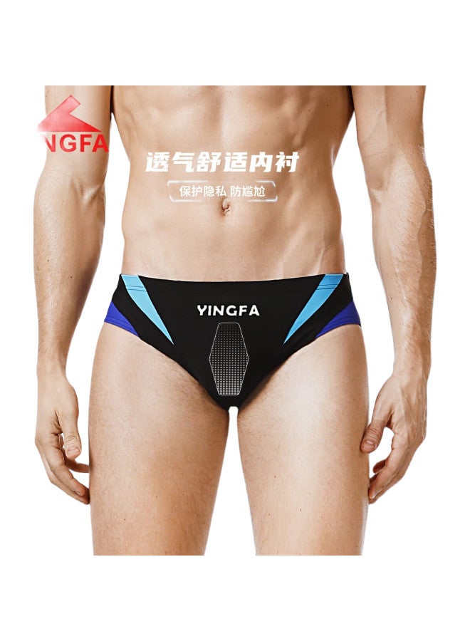 YINGFA شورت سباحة مثلث للرجال، البالغين والأطفال، شورت سباحة تنافسي، سريع الجفاف مع خط تصريف، معدات السباحة - Image 3