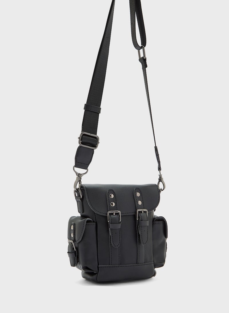 Robert Wood Mini Utility Crossbody Messenger  - Image 3