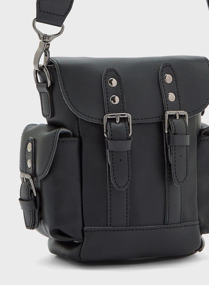 Robert Wood Mini Utility Crossbody Messenger  - Image 4