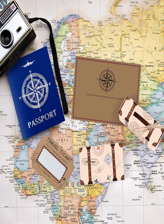 هوليري مجموعة هدايا هوليري المكونة من 6 قطع: حقيبة سفر صغيرة مفاجأة يمكنك صنعها بنفسك، جواز سفر أمريكي وهمي، بطاقة خدش تذكرة سفر صغيرة. هدية مثالية لعيد الميلاد، ويمكن استخدامها في عيد الحب، أو العطلات، أو أعياد الميلاد، أو السفر العائلي، أو ذكرى الزواج. - Image 4