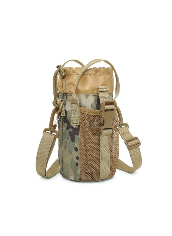 Generic - Outdoor Military Fan Tactical Outdoor Products Insulated Water Bag Portable Crossbody Nylon Water-repellent Backpack-Color:Acu Camouflage - Image 1