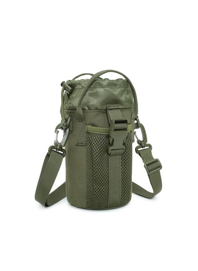 Generic - Outdoor Military Fan Tactical Outdoor Products Insulated Water Bag Portable Crossbody Nylon Water-repellent Backpack-Color:Acu Camouflage - Image 1