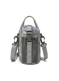 Outdoor Military Fan Tactical Outdoor Products Insulated Water Bag Portable Crossbody Nylon Water-repellent Backpack-Color:Acu Camouflage