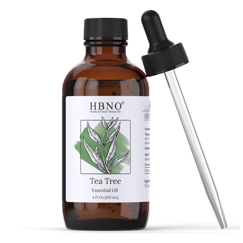 HBNO Tea Tree Oil for Skin 4oz (120 ml) - Bring Refreshing Aroma of Tea Trea Essential Oil - Perfect for Skin Therapy - Image 1