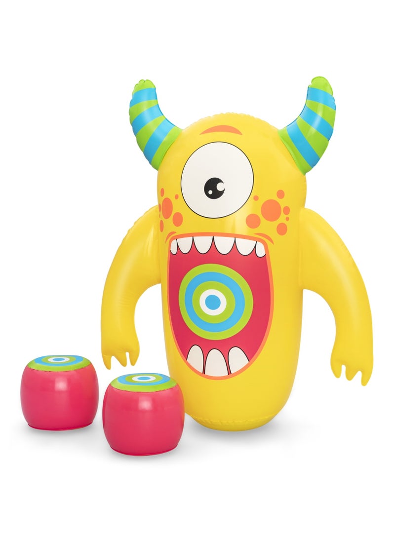 Bestway Bestway Bop Bags Monster 120Cm Inflatable Punching Bag | Inflatable Toy | For Indoor and Outdoor Punching Bag  - Image 1