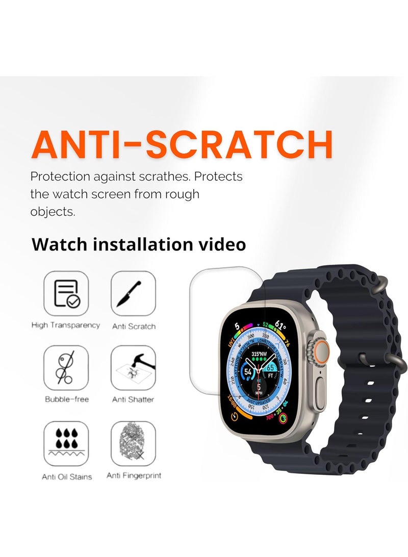 Y&D 10Piece For Apple Watch Watch8 49mm HD Tempered Film - Image 3