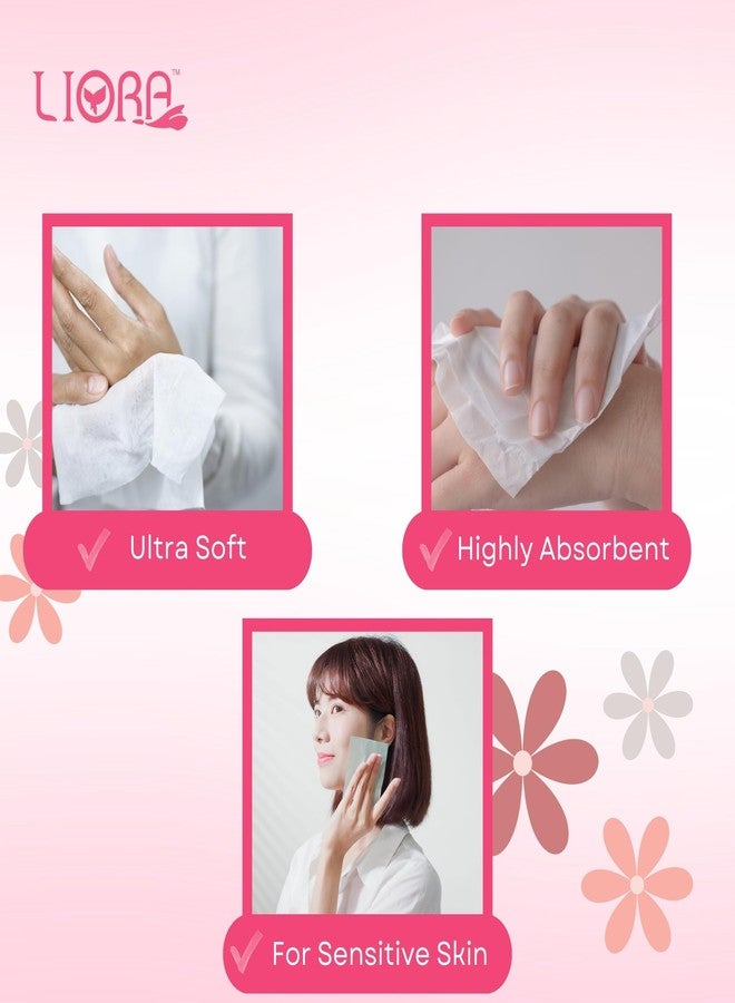 Liora 2 Ply Soft Facial Tissue 200 Pulls (Pack of 3) made of Natural Virgin Pulp, Super Soft, Extra Absorbent, Smooth & Silky, Paraben Free Facial Tissues for Sensitive Skin (200x3, 600 Sheets) - Image 4