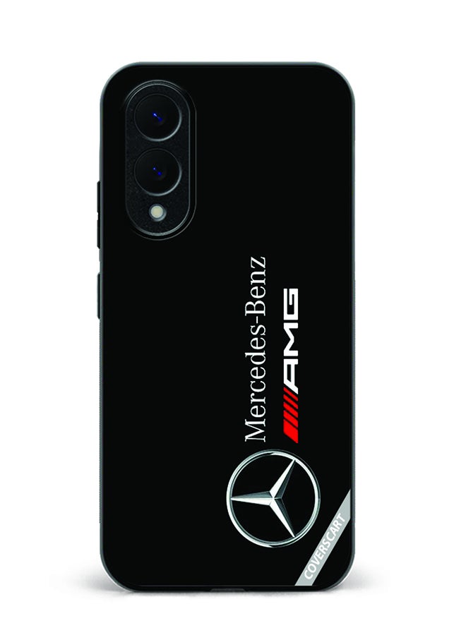 COVERSCART Protective Case Cover For Samsung Galaxy S25 Edge Mercedes Design Black