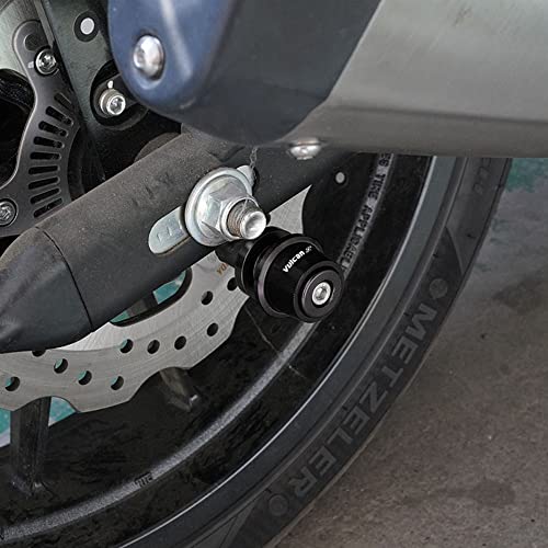 MOWOK Motorcycle Accessories Aluminum Swing arm Spools Slider Stand Screw Fits For KAWASAKI Vulcan S 650 2015-2024 2025 (Black) - Image 5