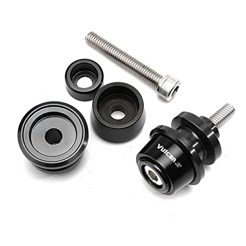 MOWOK Motorcycle Accessories Aluminum Swing arm Spools Slider Stand Screw Fits For KAWASAKI Vulcan S 650 2015-2024 2025 (Black) - Image 3