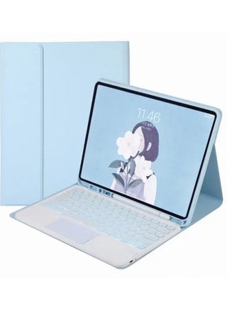 Arabic and English Keyboard Case for iPad 10th Generation 10.9 inch 2022, 7 Color Backlit Bluetooth Slim Keyboard, Multi-Touch Trackpad, Lightweight Protective Cover - pzsku/Z6F40B195A59561DC8700Z/45/_/1740538560/cf68e643-c5ae-46ee-afbe-36dde499259c