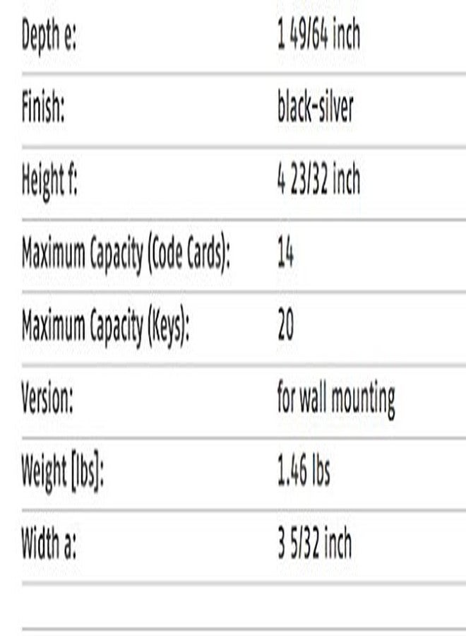 ABUS 787 Combination Key Storage Box with Wall Mount, Large - Image 5