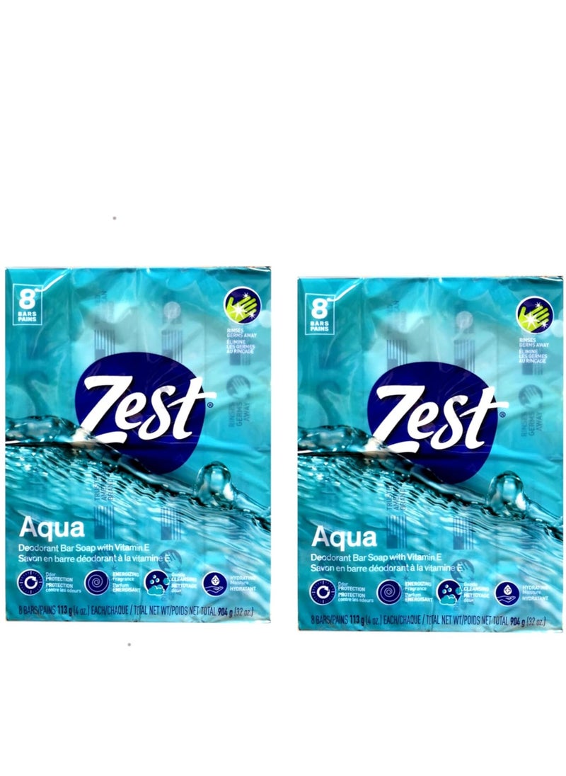 Zest Aqua Pure Cleansing Bar Soap 20% More Moisture 8 Count Pack of 2 - pzsku/Z6F40E9C750AA16108B60Z/45/1741087351/f69c839a-fe23-491a-90d2-3e85aea34e96