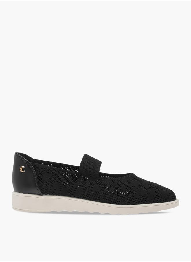 Le Confort Women Textured Flyknit Shoes with Elasticated Strap  - Image 3