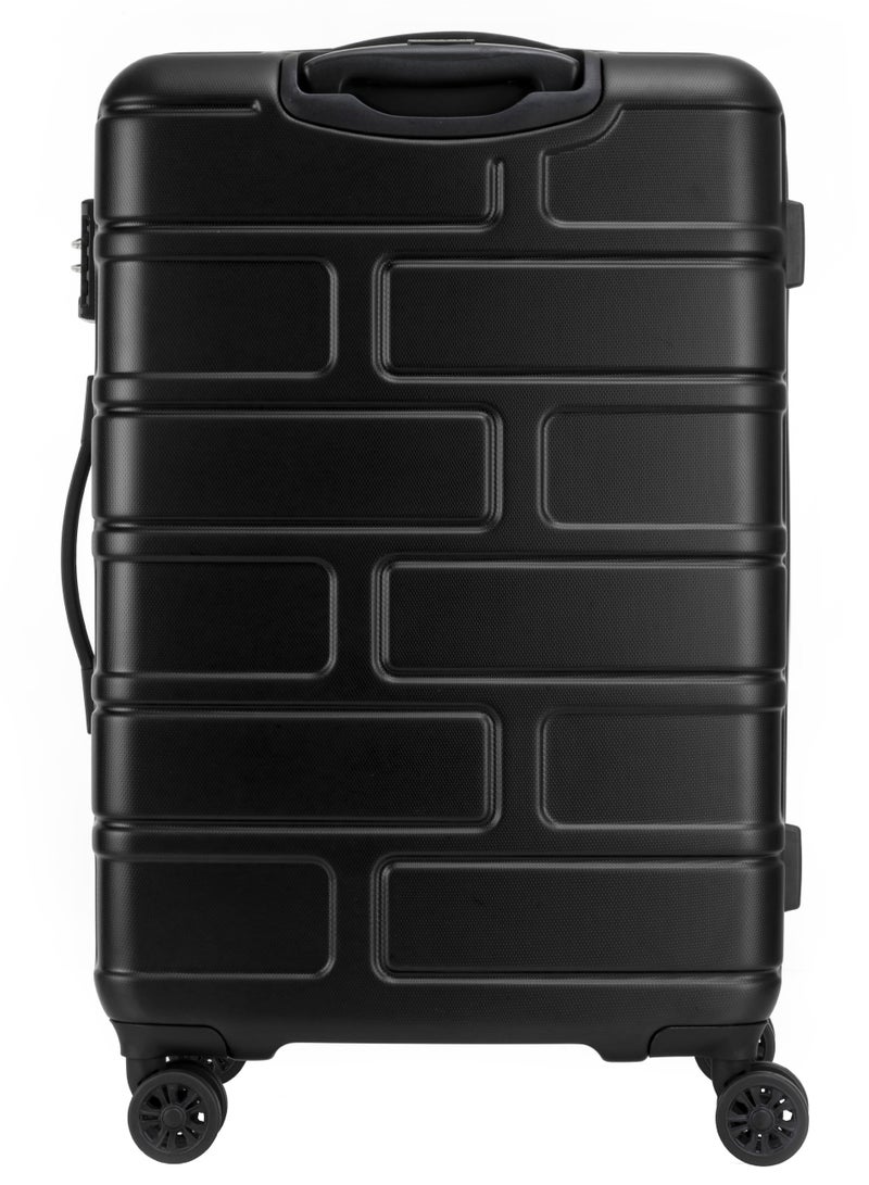 AMERICAN TOURISTER Bricklane Suitcase, 4 Spinner Wheels, Hard Top, Polycarbonate, Jet Black|Lightweight|Scratch & Impact Resistance|TSA Lock|Inner Mesh Zippered Pocket - 3 Years International Warranty - Image 5