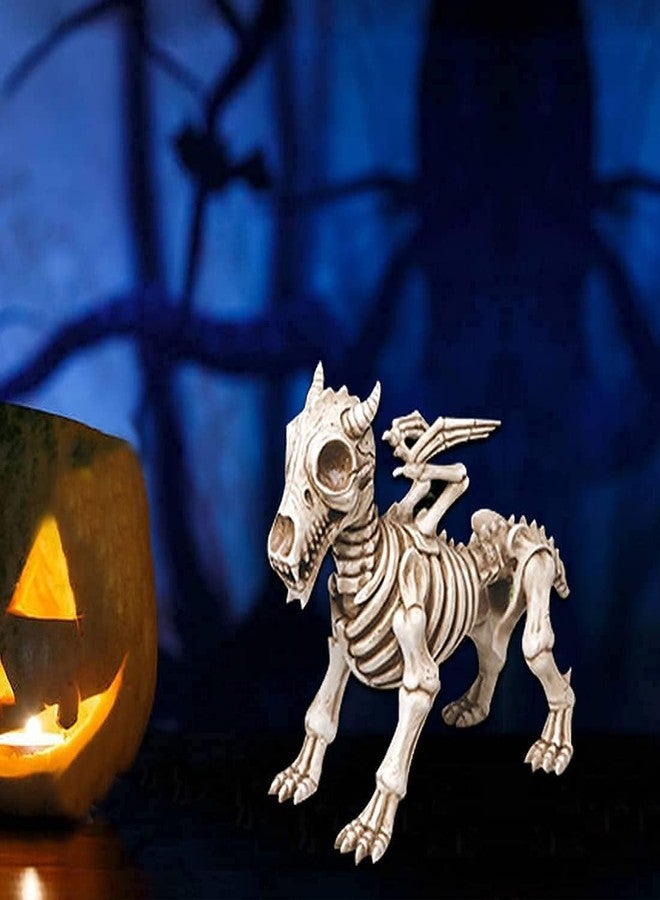 brableewear Skeleton Garden Gnomes Statue Zombie Gnome Sculptures Resin Dwarf Figurines Horror Halloween Ornaments - Image 3