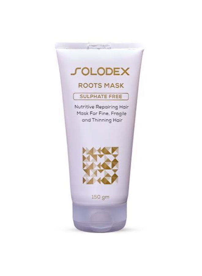 Macro SOLODEX Roots Hair Repair Mask for Weak Brittle Hair - Sulphate Free, 150gm - Image 4