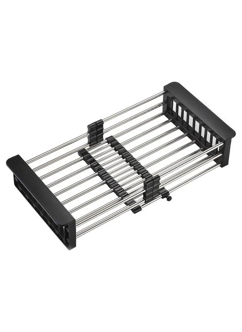 Stainless Steel Over the Sink Expandable Dish Rack