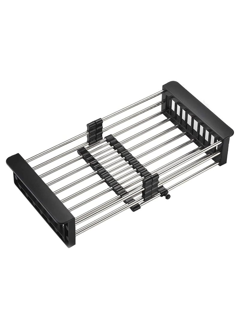 KUYING - Stainless Steel Over the Sink Expandable Dish Rack - Image 1