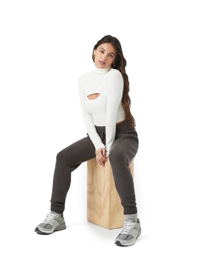 FOREVER 21 - Super Cropped Turtleneck Sweater - Image 1
