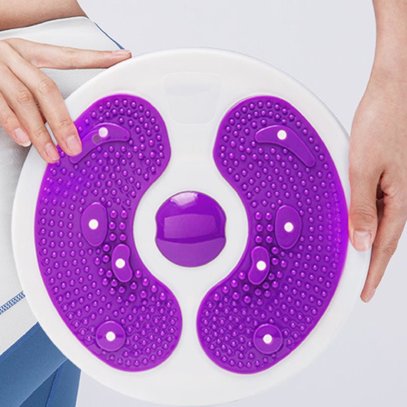 Twister Board for Exercise with 8 Magnets Handles 360 Degree Rotating Stomach Exercise Equipment Waist Twisting Disc - Image 5