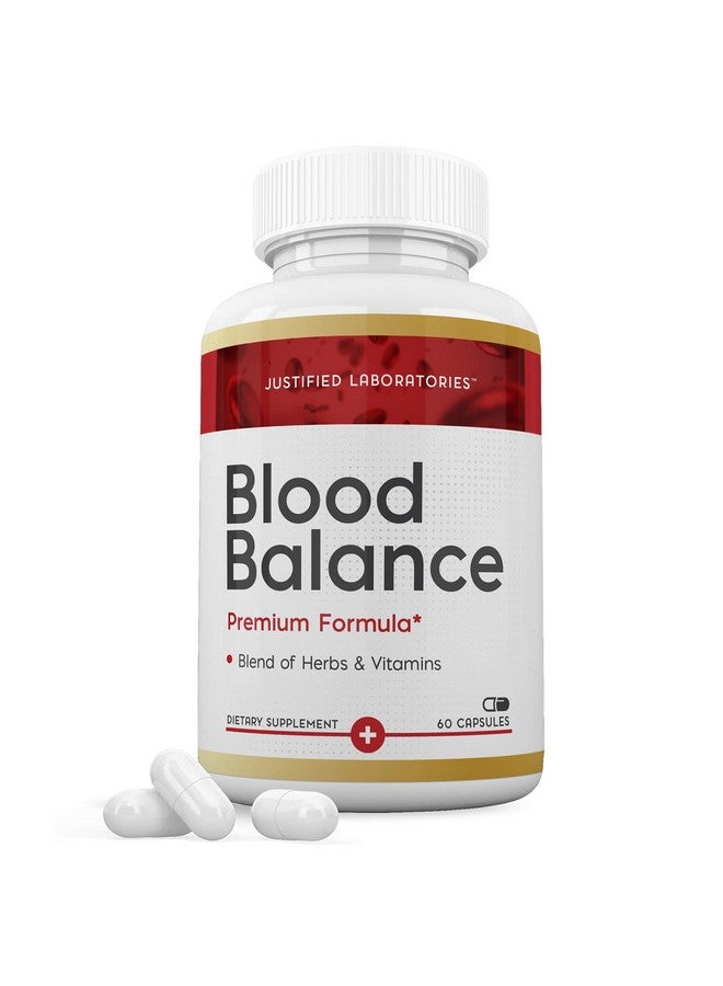 Justified Laboratories Blood Balance Advanced Formula 620Mg Formula Supplement Pills 60 Capsules - Image 2