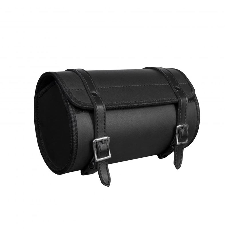 Gargoyle Bells Motorcycle Tool Bag Universal Fork Bag Sissy Bar Storage Black PVC 10