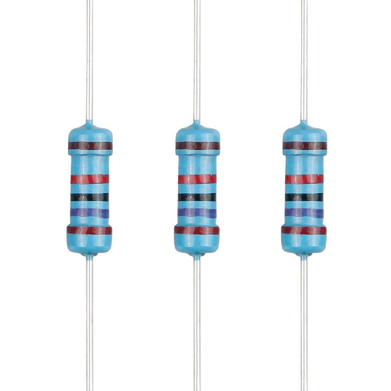 EDGELEC Store 100pcs 27K ohm Resistor 1/2w (0.5Watt) ±1% Tolerance Metal Film Fixed Resistor, Multiple Values of Resistance Optional - Image 1