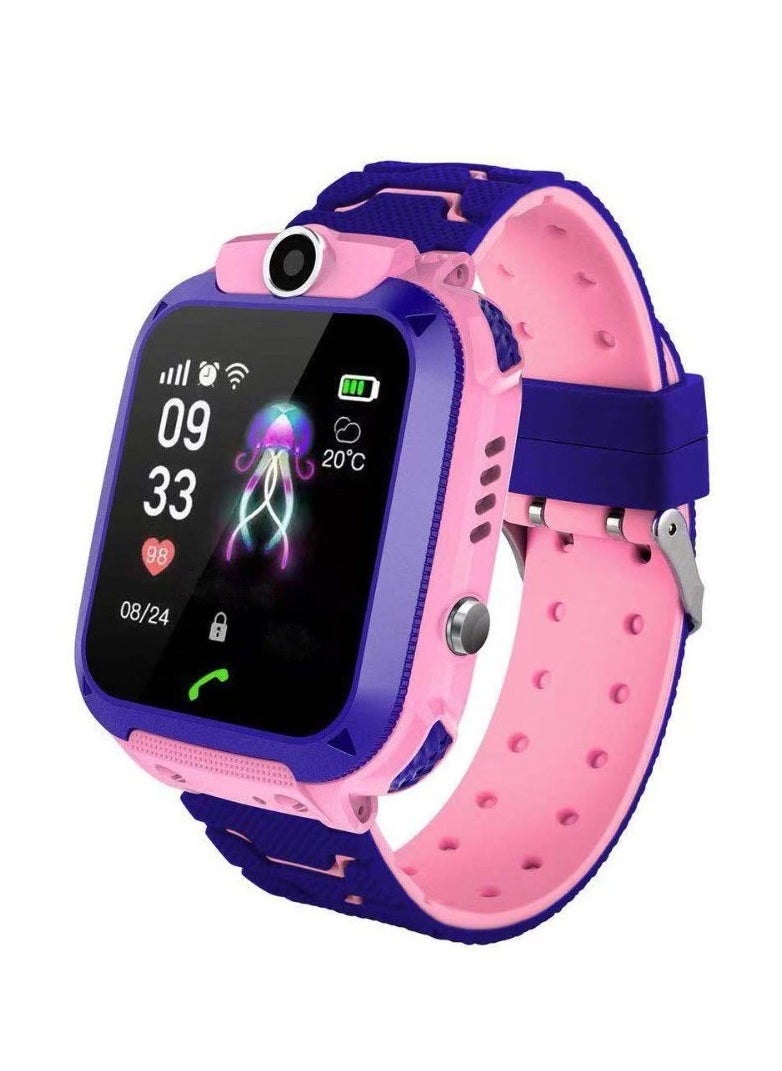 modio MK06 Smart Watch with Sim Slot Camera and Real Time Tracker for Kids Pink  - Image 3