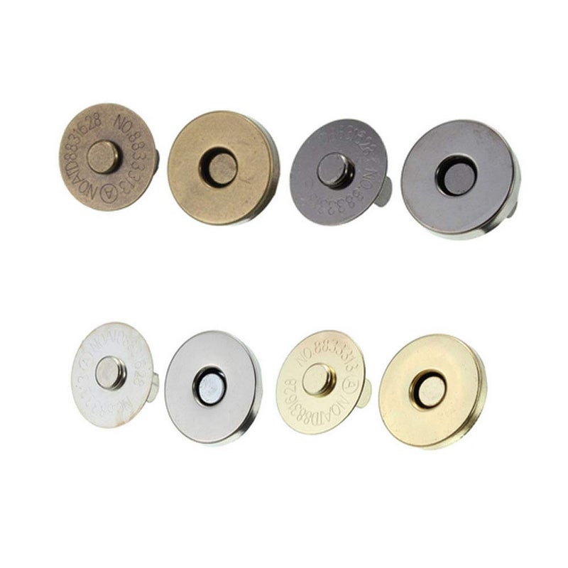 Omama Magnetic Button Clasps Snaps Fastener Clasps for Sewing, Craft, Purses, Bags, Clothes, Leather 40 Sets(18mm-4 Colors) - Image 4
