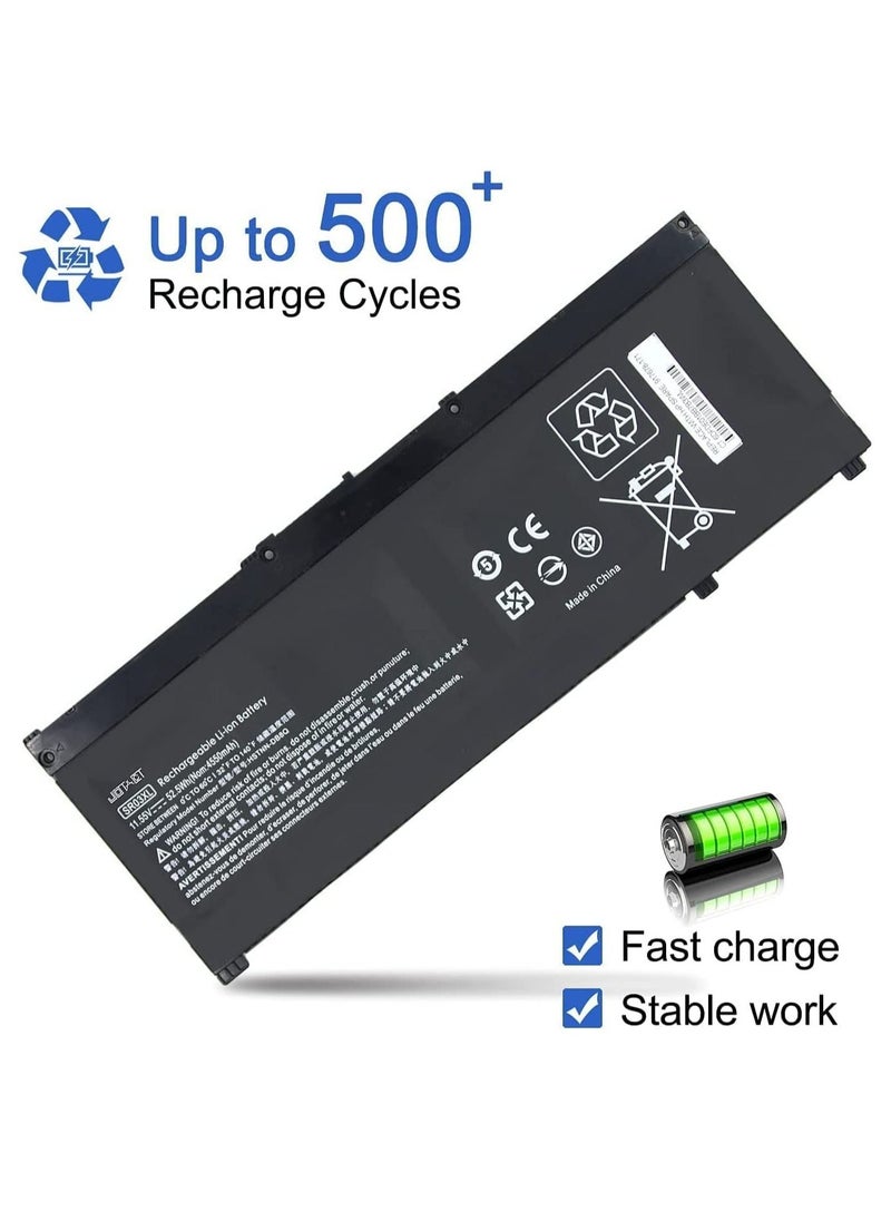 Generic - SR03XL Laptop Battery Replacement for Hp Envy x360 15-CN 15-CP Envy 17-bw Pavilion 15-CX 15-CX0058WM Series L08855-855 L08934-2C1 917678-2B1 L08934-1B1 HSTNN-IB8L HSTNN-DB8Q TPN-Q194 - Image 1