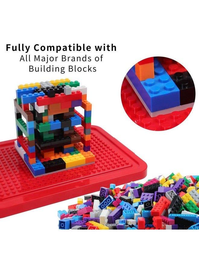 burgkidz burgkidz Building Bricks 568 Pieces Toys, Classic Building Blocks Includes Wheels, Door, Window, Compatible Bulk Block with Storage Box and Baseplate, STEM Educational Gift for Kids 3+ Year  - Image 4