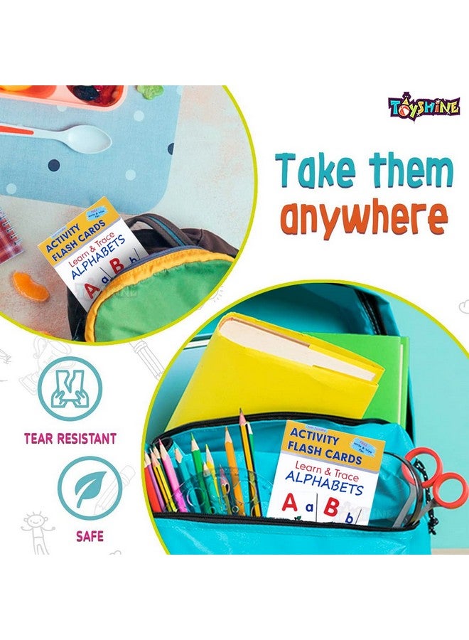 Toyshine Toyshine Wipe and Clean Educational Flash Cards for Kids - Alphabet Learing Game for Boys Girls 2 3 4 5 Year Old  - Image 2