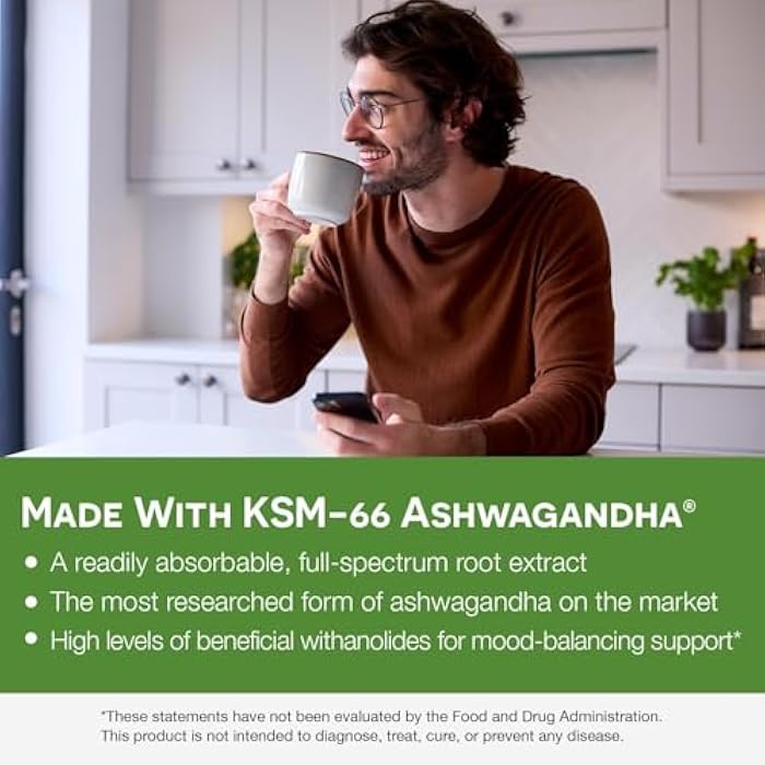 EZ Melts Dissolvable KSM-66 Ashwagandha, 300 mg, Sugar-Free, Stress, Sleep and Mood Support Supplement, 30-Day Supply, Peppermint Chill-Flavor - 1 Pack - Image 4