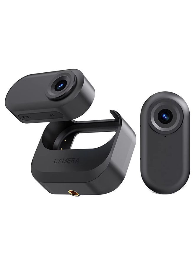 كاميرا أكشن، كاميرا جيب، تثبيت، مناسبة للتدوين المرئي وكاميرا الويب، مكبر صوت وميكروفون مدمجان، بطاقة 64 جيجابايت - Image 5