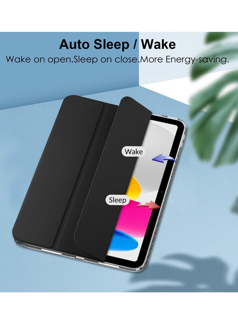 جراب iPad الجيل العاشر، جراب iPad الجيل العاشر 2022، جراب iPad (A16) / جراب iPad الجيل الحادي عشر رقيق مع حماية خلفية من البلاستيك الذكي - Image 5