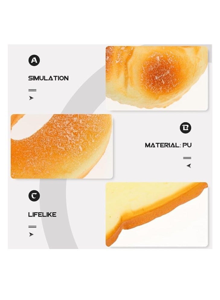 ملحقات منزل الراتنج الحقيقية ثلاثية الأبعاد، ملصقات مغناطيس للثلاجة، ملصق مغناطيسي أشكال ساندويتش وهمية، ساندويتش برجر ساندويتش السجق، باتي السجق، سجق كرواسون (سجق كرواسون) - Image 4