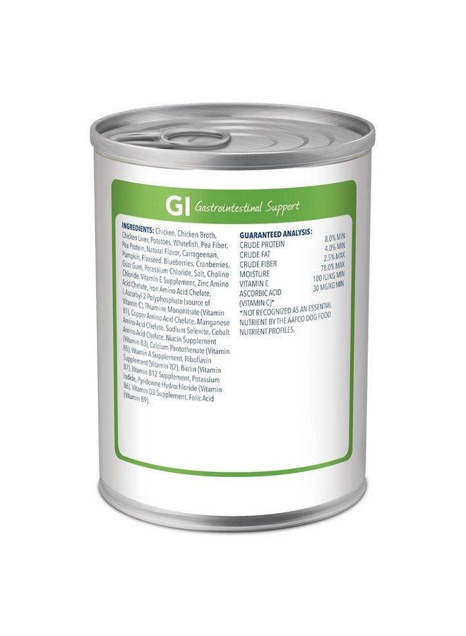 Blue Buffalo Natural Veterinary Diet GI Low Fat Gastrointestinal Support Wet Dog Food, Veterinarian's Prescription Required, Whitefish, 12.5-oz Can (Pack of 12) - Image 2