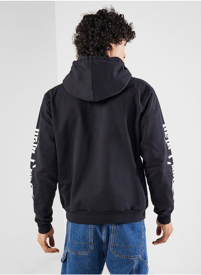 phobia - Logo Printed Hoodie - Image 1