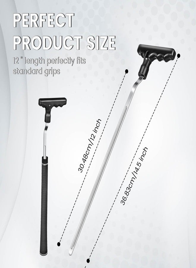 Seticek Golf Grip Removal Tool, 12" V-Groove Grip Remover Saver Gripping Tool,High-Carbon Steel Golf Club Grip Remover Tool,Golf Gifts for Men - Image 5