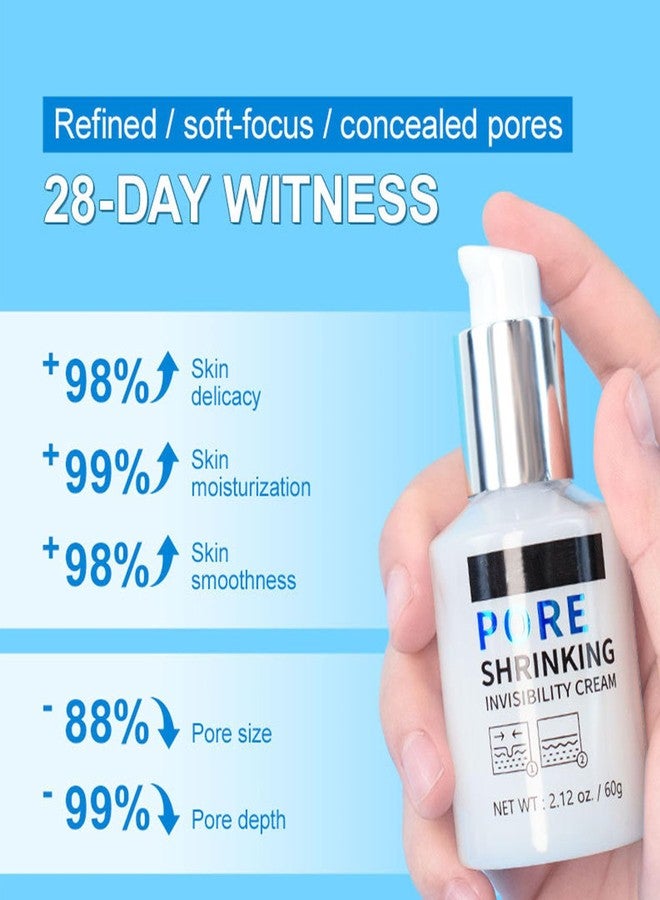 Grospe Pore Invisible Cream,Pore Shrinking Invisibility Cream,Pore Minimizer & Reducer for Face,Oil Control Firming,Tightening Pores,Moisturizing,Lightens Fine Lines Conceals Pores Cream - Image 4