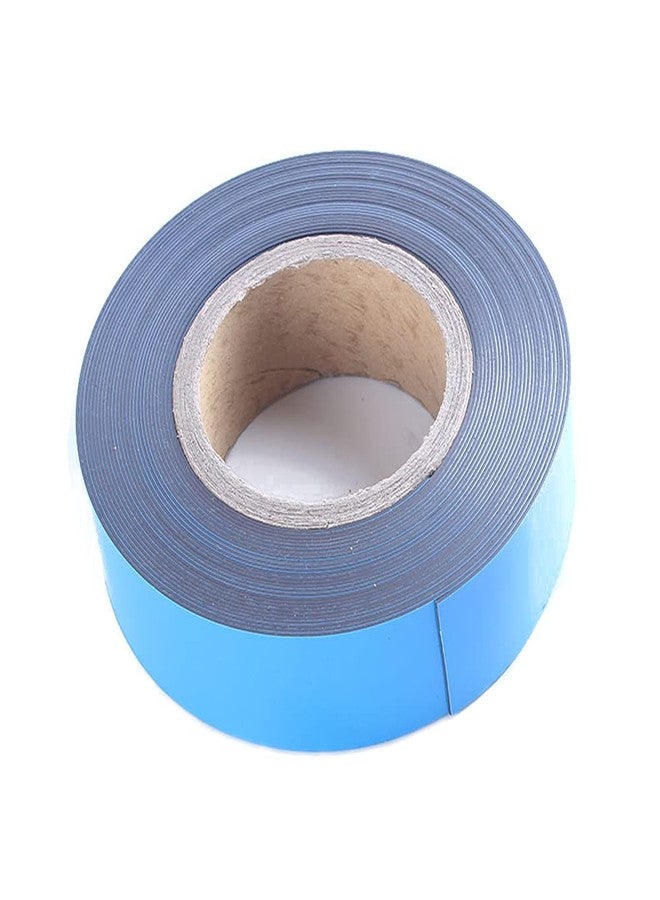 SUVEJK Magnetic Tape Roll Color Magnet Strips - Dry Erase Whiteboard Graphic Art Tape/ 40mmx33ft Grid Marking Line Shelf Label Tape(Blue) - Image 1