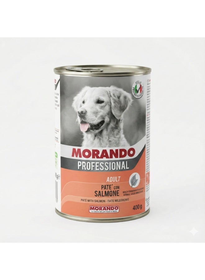 Morando Professional Adult Dogs – Paté with Salmon (400 g)