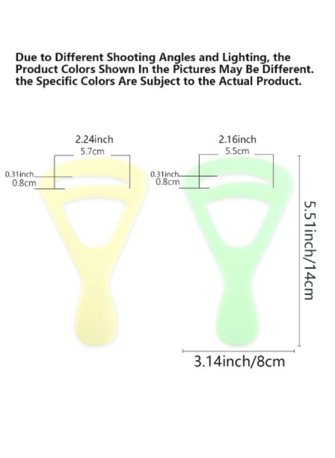 2-in-1 Silicone Eyebrow Shaping Templates | Easy Brow Design & Definition | Reusable | Perfect for Travel & Daily Makeup - Image 2