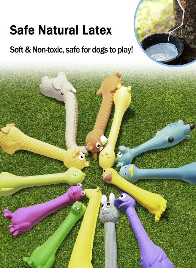 SCHITEC Squeaky Dog Toys, [2 Pack] Squawking Latex Toy with Interactive Squeaker, Squeak Rubber Duck Chicken for Medium Small Dogs - Image 3