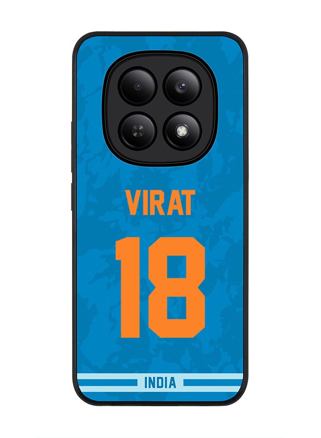 For Xiaomi Redmi Note 15 4G Case,Slim fit Camera Protection, Shockproof Thin Phone cover  - India Virat Kohli, Jersey No 18