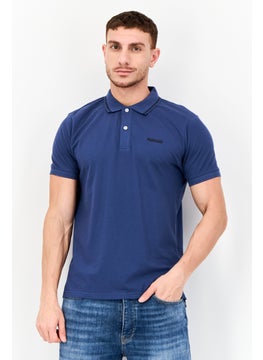 Nordland Men Regular Fit Brand Logo Short Sleeve Lifestyle Polo Shirt, Ensign Blue  - Image 1