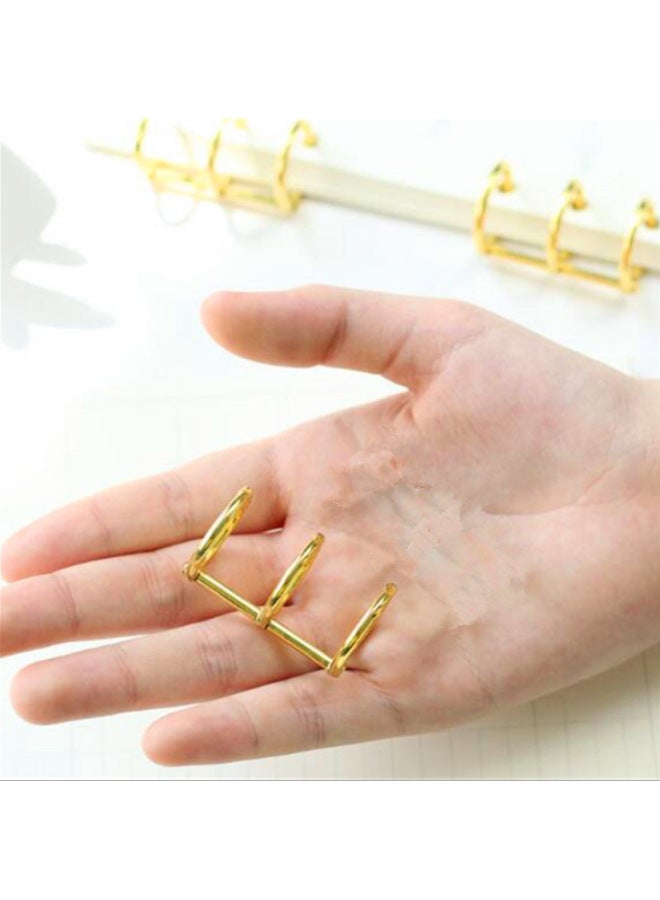 FEIFAN Circles Loose-leaf Ring Hand Account Loose-leaf Book Storage Tool Hand Account Diy Three Circles Metal Ring Buckle A5a6a7 Universal - Image 1