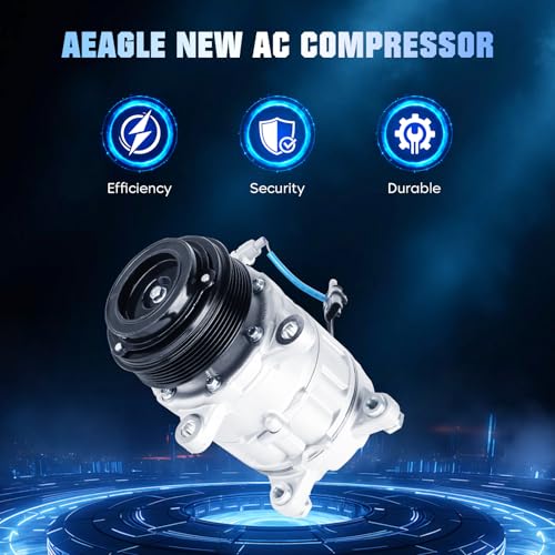 AEagle Air Conditioner AC Compressor with Clutch for BMW X5 228i 320i 328i 428i 430i 528i 535d 740Ld GT xDrive Gran Coupe 2.0 2.0l 2012 2013 2014 2015 2016 12 13 14 15 16 - Image 2