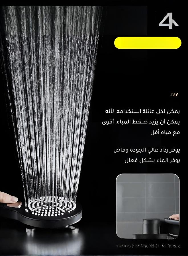 مجموعة رأس دش للحمام 3 قطع بـ 5 أوضاع قابلة للتعديل - Image 5